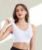 Celary Womans Bra||Sports and Sleep Bra for Women||Non Padded Wirefree Bra|| Smooth and Soft Nylon Blend Seamless Design||Ultra Lightweight||2 Piece Combo - Image 3