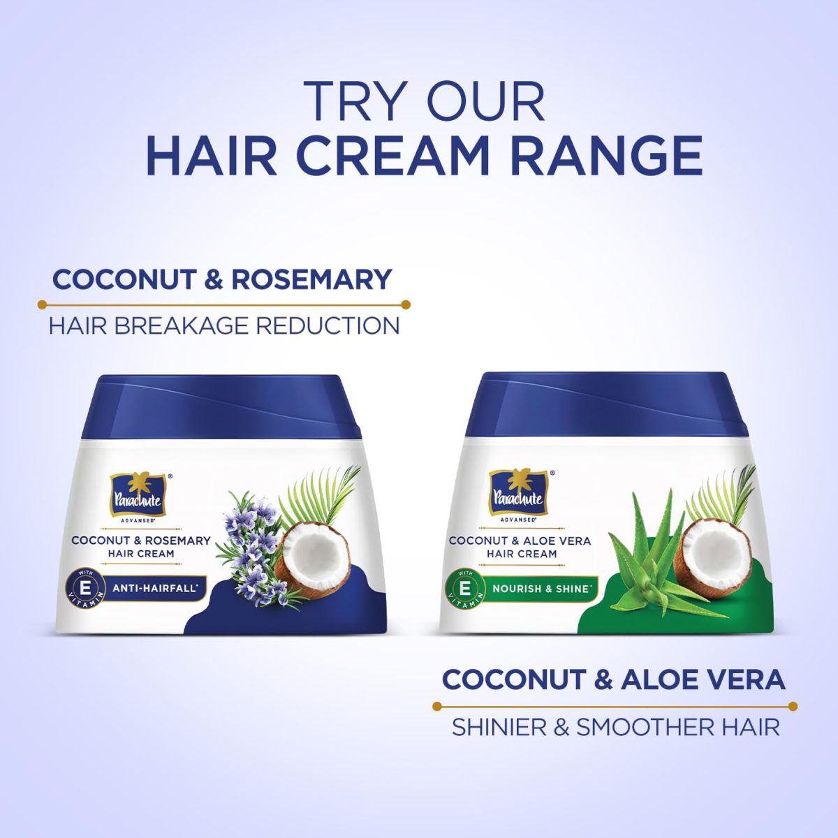 Parachute Advansed Coconut & Rosemary Hair Cream 210ml | Anti – HairFall | 10X Hair Breakage Reduction | 2X Smoother, Softer Hair | Leave-in Hair Cream | Pre Wash Hair Cream | For Men & Women - Image 7