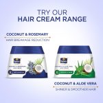 Parachute Advansed Coconut & Rosemary Hair Cream 210ml | Anti – HairFall | 10X Hair Breakage Reduction | 2X Smoother, Softer Hair | Leave-in Hair Cream | Pre Wash Hair Cream | For Men & Women - Image 7