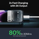 AILKIN USB to Lightning Cable 27W [MFi Certified + 2 Years Warranty*] Fast Charger iPhone Cable for iPhone 14/13/12/11/X/XS/XR/8/Plus, iPad Mini/Pro/Max, USB Type-A Power Delivery Cord (Pack of 1) - Image 4