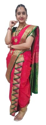 Luster Women's Art Silk Ready to Wear Saree With Blouse Piece