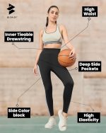 BLINKIN Women's Stretch Fit Mid Rise Track Pant - Image 4