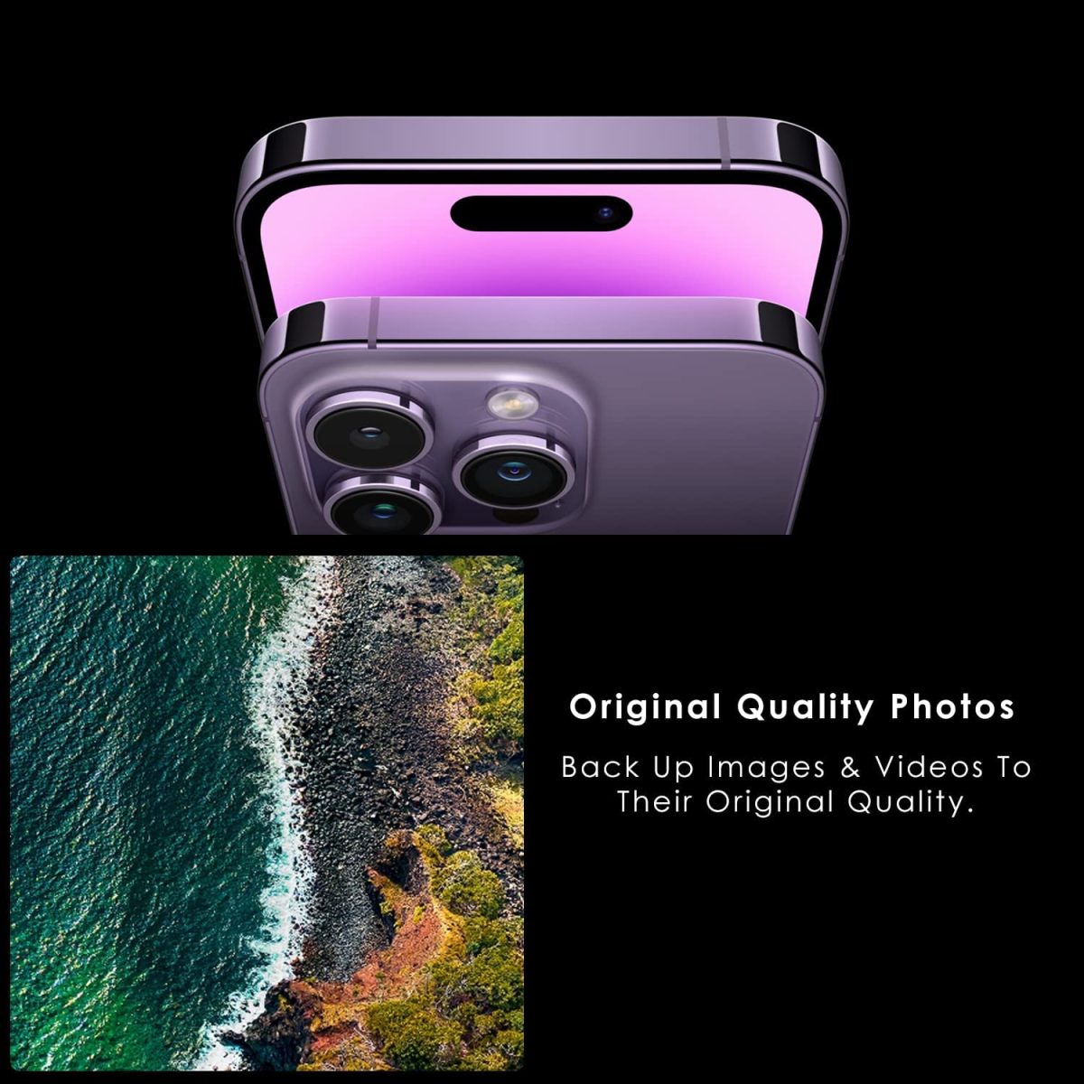 Amazon Brand - Solimo Tempered Glass Camera Lens Protector for iPhone 15 (6.1 Inch) & iPhone 15 Plus (6.7 Inch) | Anti-Scratch | Black Tempered Glass - Image 3
