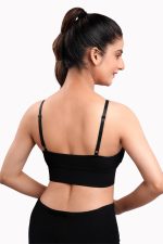 Texello Women's Cotton Wire-Free Full Coverage Lightly Padded Sports Bra - Comfortable & Supportive Everyday Wear - Pack of 3 - Image 5