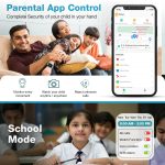 sekyo 'Carepal Pro' Smart Watch for Kids, Boys, Girls | Video Calling, Precise GPS Location | Habit Building, 4G/5G Sim, Games, Pedometer, Camera, Safe Zone Alert | Kids SmartWatch, App Control- Blue - Image 6