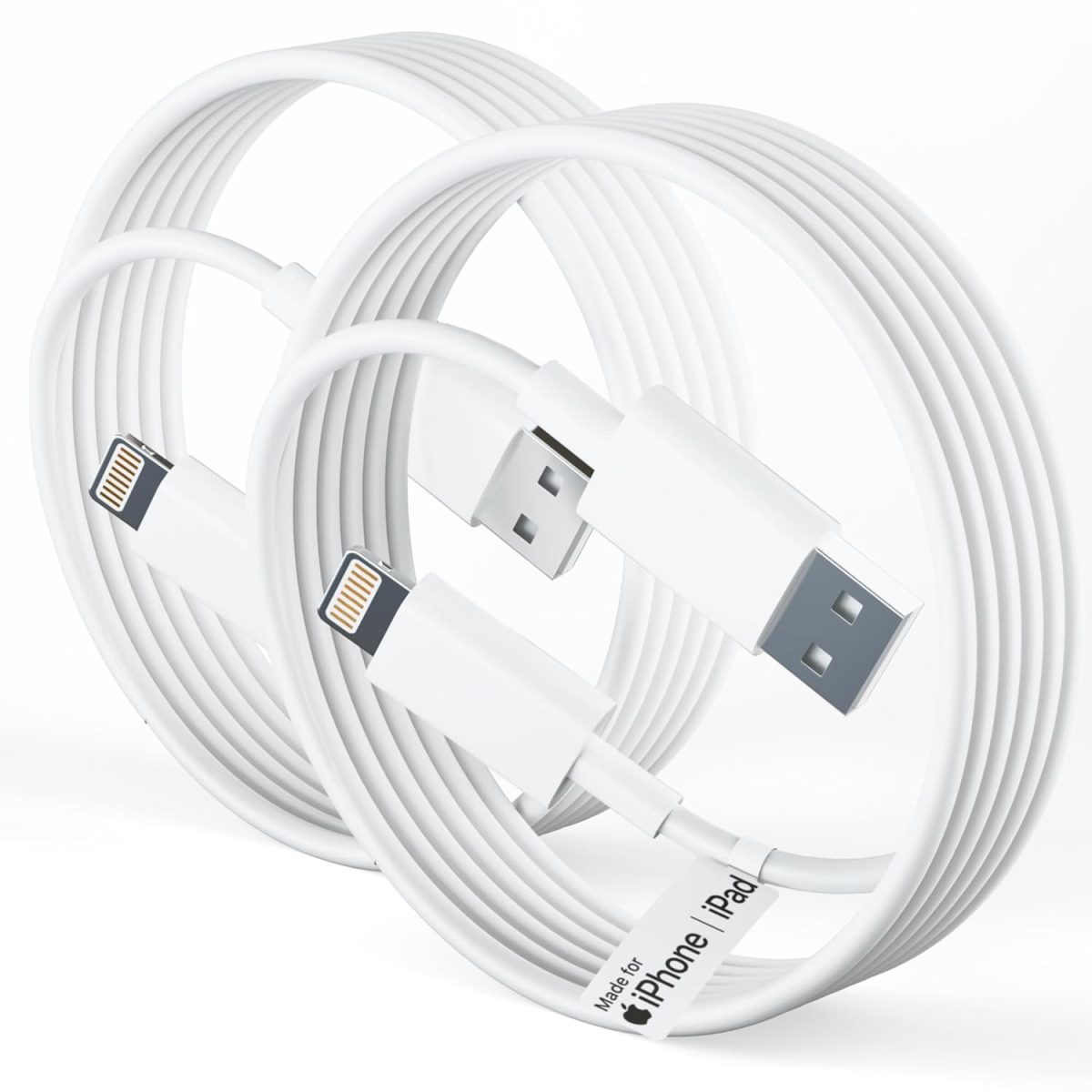 AILKIN USB to Lightning Cable 27W [MFi Certified + 2 Years Warranty*] Fast Charger iPhone Cable for iPhone 14/13/12/11/X/XS/XR/8/Plus, iPad Mini/Pro/Max, USB Type-A Power Delivery Cord (Pack of 1)