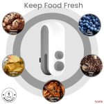 Azaria Portable Mini Sealing Machine, Handheld Packet Sealer, portable sealing machine, packet sealer for Food, Snacks, Chips, Fresh Storage, Plastic Bags Sealing Machine, 1 YEAR Warranty - Image 5