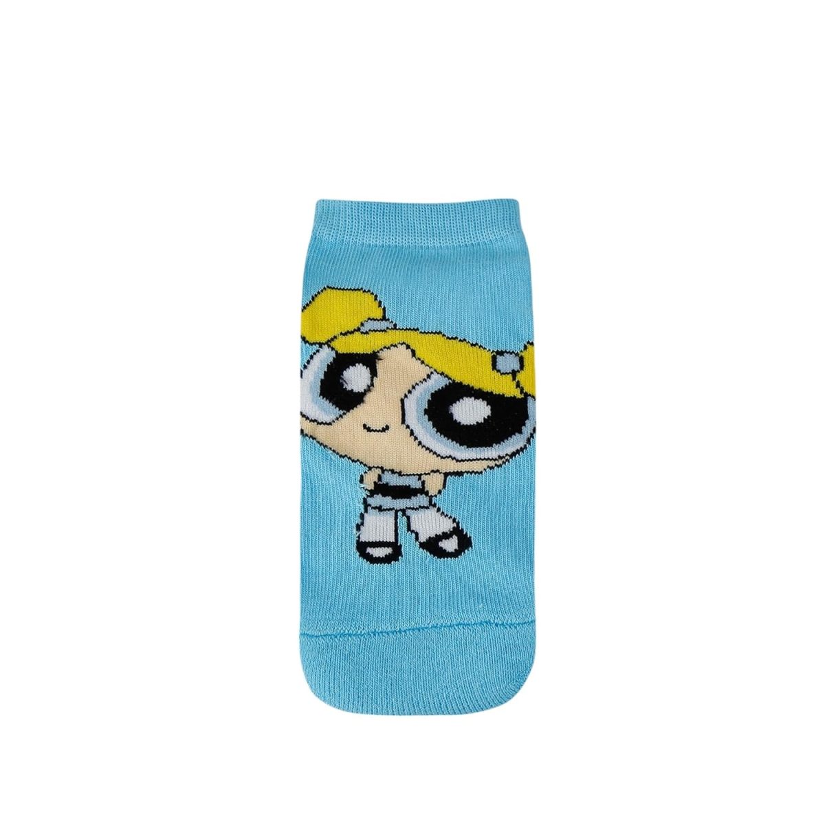 SocksXpress Powerpuff Girls Women's Cushioned Lowcut Ankle Socks- Pack of 3, Multicolor (Free Size) - Image 6