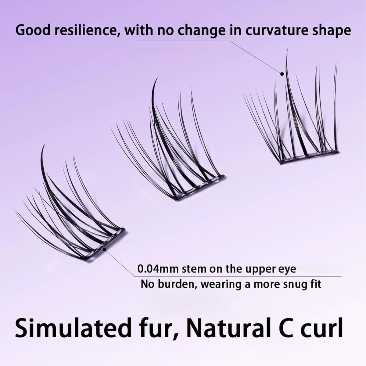 240 Pcs Sunflower False Eyelashes - Natural & Wispy Cluster Lashes for Women, Reusable DIY Eyelash Extensions Kit, Lightweight & Comfortable for Daily or Party Looks(11mm) - Image 7