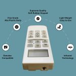 ZIEVA Compatible with Hitachi AC Remote Replacement for 1, 1.5, 2 ton Split/Window Air Conditioner - Please Match The Original Remote (AC 168 B) - Image 4