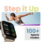 GOBOULT Drift+ Smart Watch 1.85''HD Screen, Bluetooth Calling, IP67, 500 Nits Brightness,150+ Watchfaces, AI Voice Assistant, SpO2 Monitoring, 100+ Sports Mode Smartwatch (Snow Leather) - Image 6