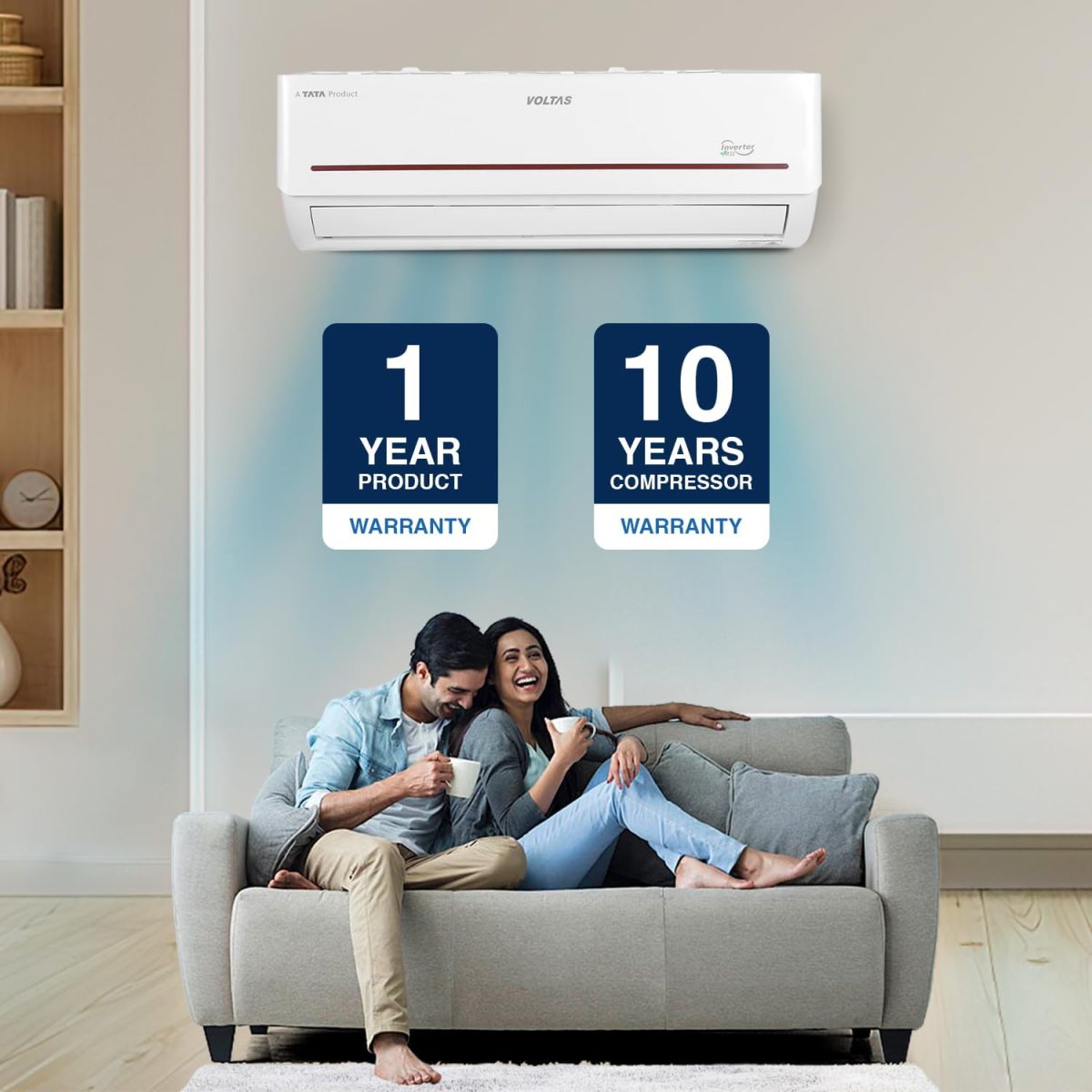 1.5 Ton 3 Star Adjustable Inverter Split AC(Copper, 183V Vectra Prism, 4-in-1 Adjustable Mode, White) - Image 7