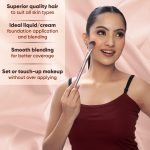 Vega Foundation Brush for Smooth Blending Makeup, Foundation Blender Makeup Brush, Full Coverage Seamless Looking Finish & Even Coverage Make up Brush, (MBN-01) - Image 4