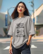AUSK Oversized T-Shirt for Women || Graphic Printed Loose fit Womens Tshirts - Image 2