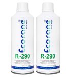 ECORANE® Portable High Purity Good Propane r290 refigerant Gas Cylinder Canister Suitable for use in a Range of Refrigeration and air Conditioning Applications. (150gm) (2)