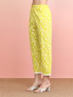 INDO ERA Women's Printed Pure Cotton Straight Kurta Pant Set (Ks0Gn5482) - Image 7