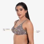 BRUCHI CLUB Women Non Padded Bra | Comfortable Bra for Daily Use | Best Everyday Bra | T-Shirt Bra for Daily Use Pack of 3 - Image 4