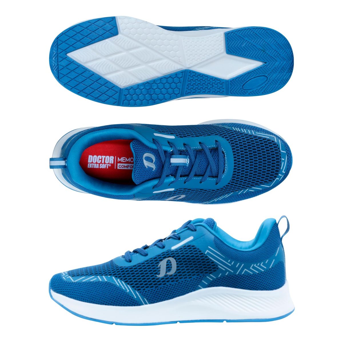 DOCTOR EXTRA SOFT Mens Running Shoe with Memory Foam Insole & Ultrasoft Outsole|Sports,Gym,Training,Walking,Jogging,Casual,Athletics|Lightweight|Comfortable|Slipon Sneaker Lace-Up Gents Boys D-2010 - Image 7