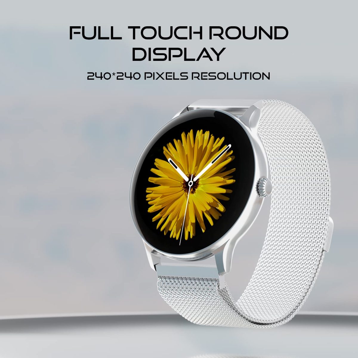 Fire-Boltt Phoenix Ultra Smart Watch 1.39 inch Bluetooth Calling, AI Voice Assistant, Metal Body with 120+ Sports Modes, SpO2, Heart Rate Monitoring (Silver SS) - Image 3