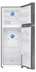 Samsung 330 L, 2 Star, Convertible 5-in-1, Digital Inverter, Frost Free Double Door, WiFi Enabled Bespoke AI Refrigerator (RT34DG5A2BS8HL, Elegant Inox, Silver) - Image 4
