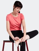 Van Heusen Women Lounge T-Shirt - Modal Cotton - Round Neck, Short Sleeve, Superior Drape, Long Length, Ultra Soft - Image 3