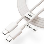 UNBREAKcable 80W Original USB-C to C Nylon Braided Cable [MFi Certified + 2 YEAR WARRANTY*] Fast PD Charging for iPhone Charger Cable Compatible with iPhone 15/16 Series,MacBook,Other Type-C Devices