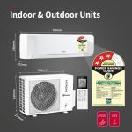 Hitachi 1 Ton Class 3 Star Long Air Throw Fixed Split AC (100% Copper, 4-Way Swing, Dust Filter, 3200FL RAS.B312PCAIBA1, White) - Image 5