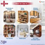 Tri-Activ Moisture Absorber | Absorbs upto 600ml Each|Pack of 2 | Dehumidifier for Room Moisture | Air Freshener & Humidity Absorber for Wardrobe, Toilet & Car | Prevents Mould, Fungus, Odour|Lavender - Image 6