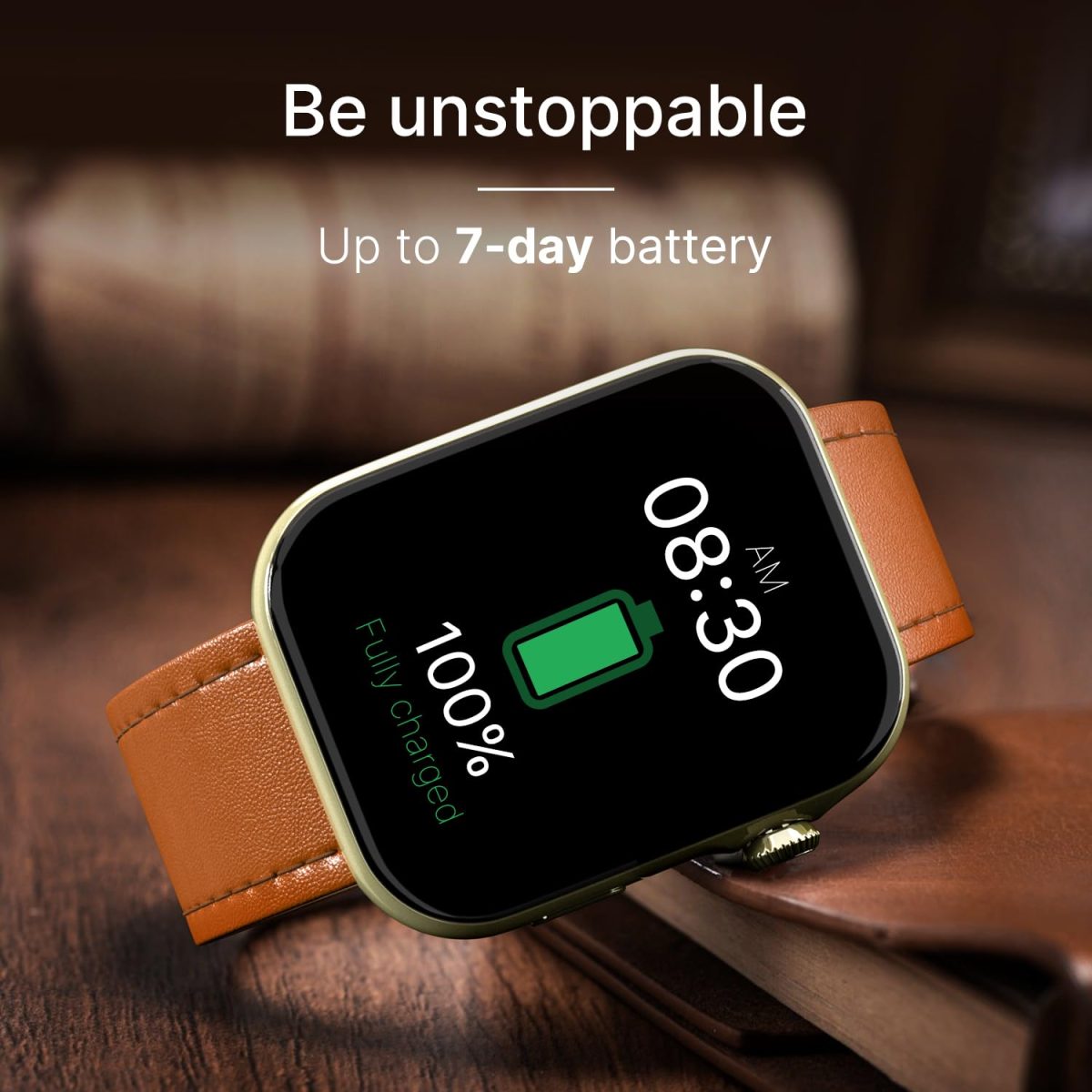 Noise ColorFit Ultra 3 Bluetooth Calling Smart Watch with Biggest 1.96" AMOLED Display, Premium Metallic Build, Functional Crown, Gesture Control with Metallic Strap (Glossy Silver: Elite Edition) - Image 4