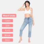 Groversons Paris Beauty Women’s Cotton Rich Non-Padded Wireless Smooth Super Lift Full Coverage Bra (BR005) - Image 4
