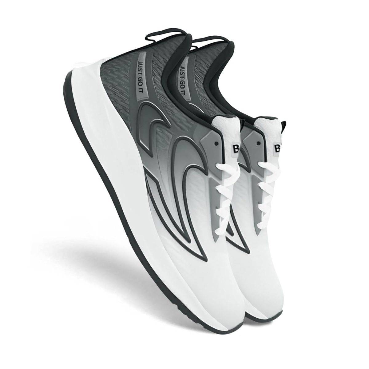 BRUTON EVA Lite Sneakers Casual Shoes Walking Shoes for Men-White - Image 5