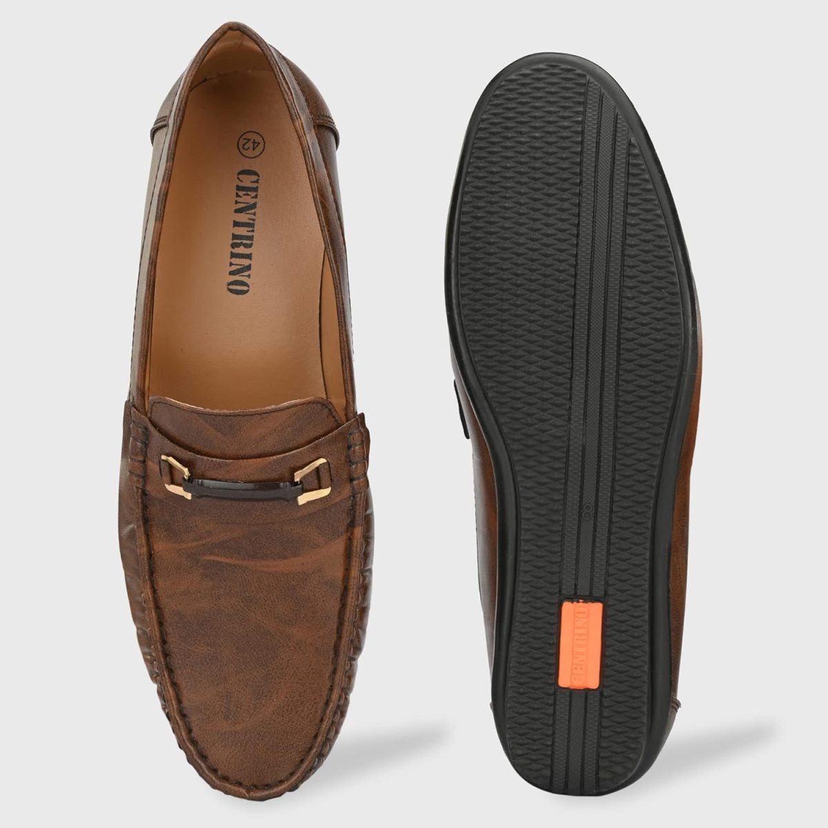 Centrino Loafer for Men | Stylish & Comfortable with Soft Cushioned Insole | Hand-Stitched Design for Trendy - Image 4