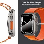 VEMIGON Tough PC Case Compatible with Apple Watch Series 9/8/7 45mm, Change to Ultra Look Cover, Converter Case Bumper Upgrade to Ultra 2/1 Apperance with Screen Protector for iWatch 9, 8 and 7 (45mm) - Image 5