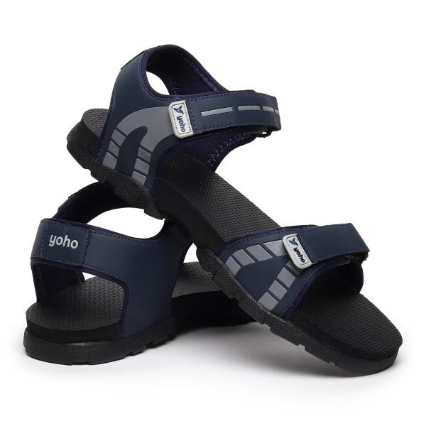 YOHO TrailMark 003 Sports Sandals for Men | Comfortable & Lightweight | Flexible & Breathable | Footpharma footbed | Anti-Skid Footwear for Trekking, Hiking & Outdoor