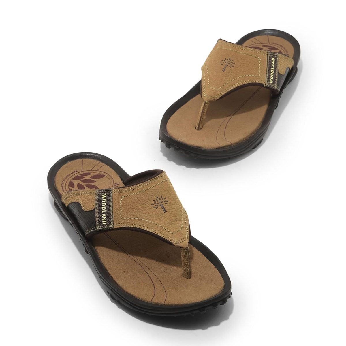 Woodland Men's Leather Slippers - Image 2