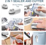 MOROVIK Sealing Clip - Portable Mini Sealing Machine Handheld Packet Sealer for Food, Snacks, Chips, Fresh Storage, Plastic Bag Sealing Machine (1) - Image 6
