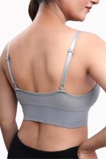 Texello Women's Cotton Wire-Free Full Coverage Lightly Padded Sports Bra - Comfortable & Supportive Everyday Wear - Pack of 3 - Image 6