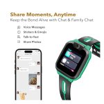 imoo Kids Phone Watch Z1 – Smart Watch with GPS Tracker, 4G Video & Voice Calls, Advanced Parental Controls, Durable Quality with IPX8 Water Resistance, SOS, Gift for Kids (Green) - Image 3