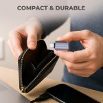 Amkette USB 3.0 Type-C Male to USB-A Female OTG Adapter, 5Gbps Data Transfer, 15W Fast Charging | Compact, Portable & Durable Aluminum Alloy | Universal Compatibility for Laptops & More - Image 5