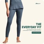 Boldfit Bottom Thermal Wear for Women Regular Fit Leggings Winter Wear for Women Natural Insulation Lower Body Warmer for Women Cotton-Viscose Thermals - Image 4