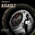 Fire-Boltt Assault Rugged Smartwatch – 1.5" HD Display, Bluetooth Calling, 600mAh Battery, Compass, Heart Rate & SpO2 Monitoring, 7-10 Days Battery Life, Heavy Metal Sports Design - Image 2
