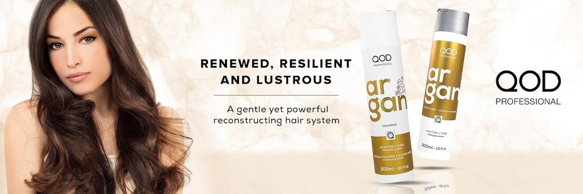 QOD Professional Argan Shampoo & Conditioner – 300ml (Combo of 2) | Sulphate free | Sodium Chloride free - Image 2