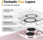 Amazon Brand - Solimo Tempered Glass Camera Lens Protector for iPhone 15 (6.1 Inch) & iPhone 15 Plus (6.7 Inch) | Anti-Scratch | Black Tempered Glass - Image 5