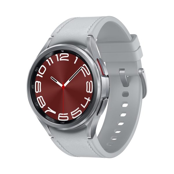Samsung Galaxy Watch6 Classic Bluetooth (43mm, Silver, Compatible with Android only) | Introducing BP & ECG Features