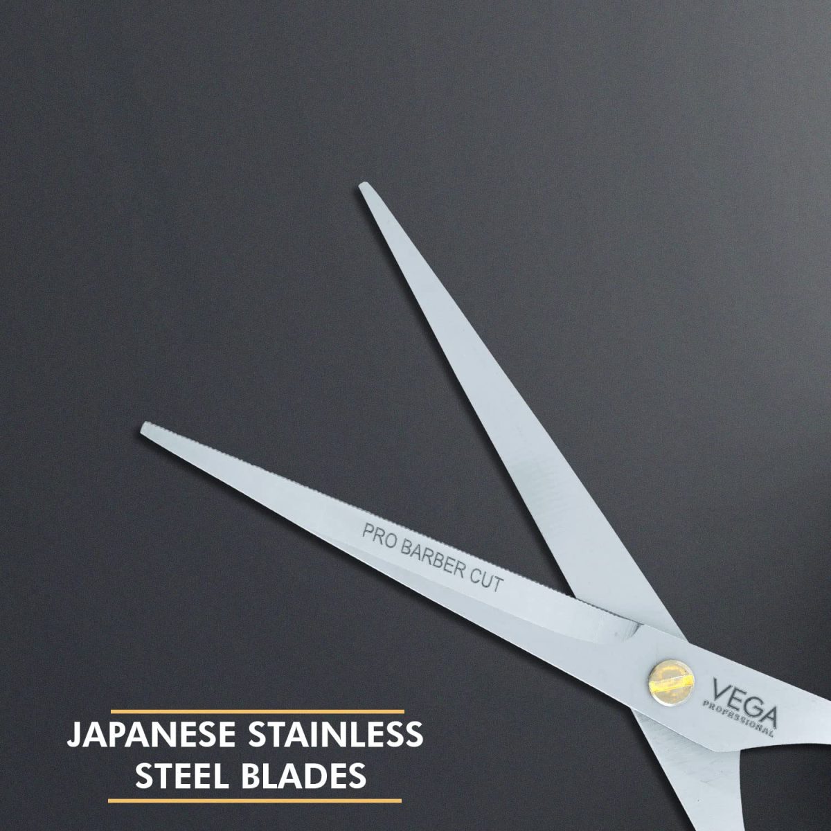 VEGA PROFESSIONAL Pro Barber Cut 6.5" Academy Line Hairdressing Scissor(Vpvsc-32), Multicolor - Image 4