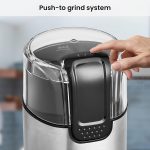 AGARO Grand Electric Coffee Grinder, Stainless Steel Blades, Grinds up to 60 Grams Dry Coffee Beans, Portable, Silver - Image 3
