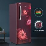 Voltas Beko ‘A Tata Product’ 210 L 3 star Made-in-India Direct cool Refrigerator (RDC245C / W0DWE0M000UGD, Dahlia Wine) - Image 8