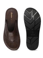 Bata Men Casual flip flop Slipper - Black - Image 4