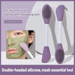 Kotinax Silicone Face Mask Applicator, Oval Brush & Wand for Mud, Charcoal, Clay Masks, Soft Makeup Beauty Tool (2 Packs, Multicolor) - Image 8