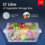 Bosch 187L 5 Star Inverter Direct-Cool Single Door Refrigerator (CST18S25PI, Fine Steel, Base Stand with Drawer & Saperator) - Image 8